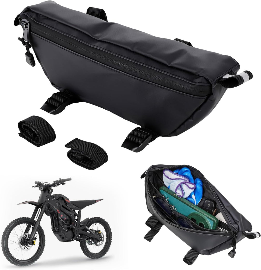 Motorrad Lenkertasche Wasserdicht 22mm/28mm Lenker Aufbewahrungstasche mit Riemen für Surron X/S Tal