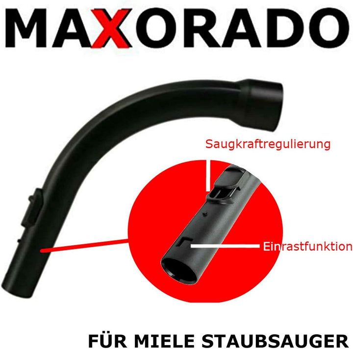 Staubsauger Handgriff 35 mm Hand Griff Schlauchgriff Ersatz Rohr kompatibel mit Ersatzteil für Miele