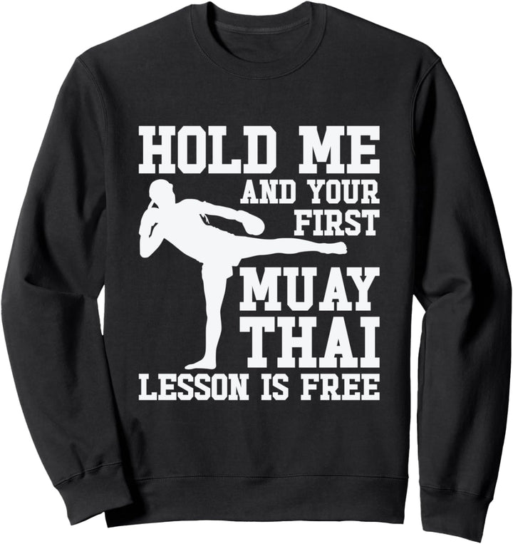 Muay Thai Coach Kickboxen Lehrer Kampfsport Sweatshirt