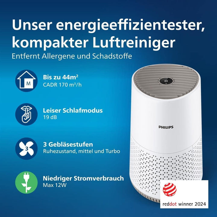 Philips Luftreiniger 600 Serie. Ultraleise und energieeffizient Für Allergiker. HEPA-Filter entfernt