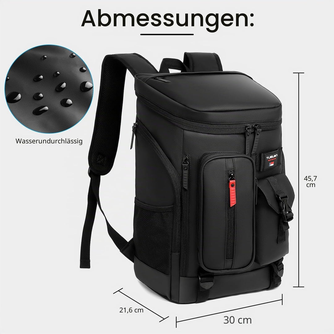 TUGUAN Kühlrucksack 30L Gross Kühltasche Picknickrucksack Isolierte Thermo Rucksack für Camping, Wan