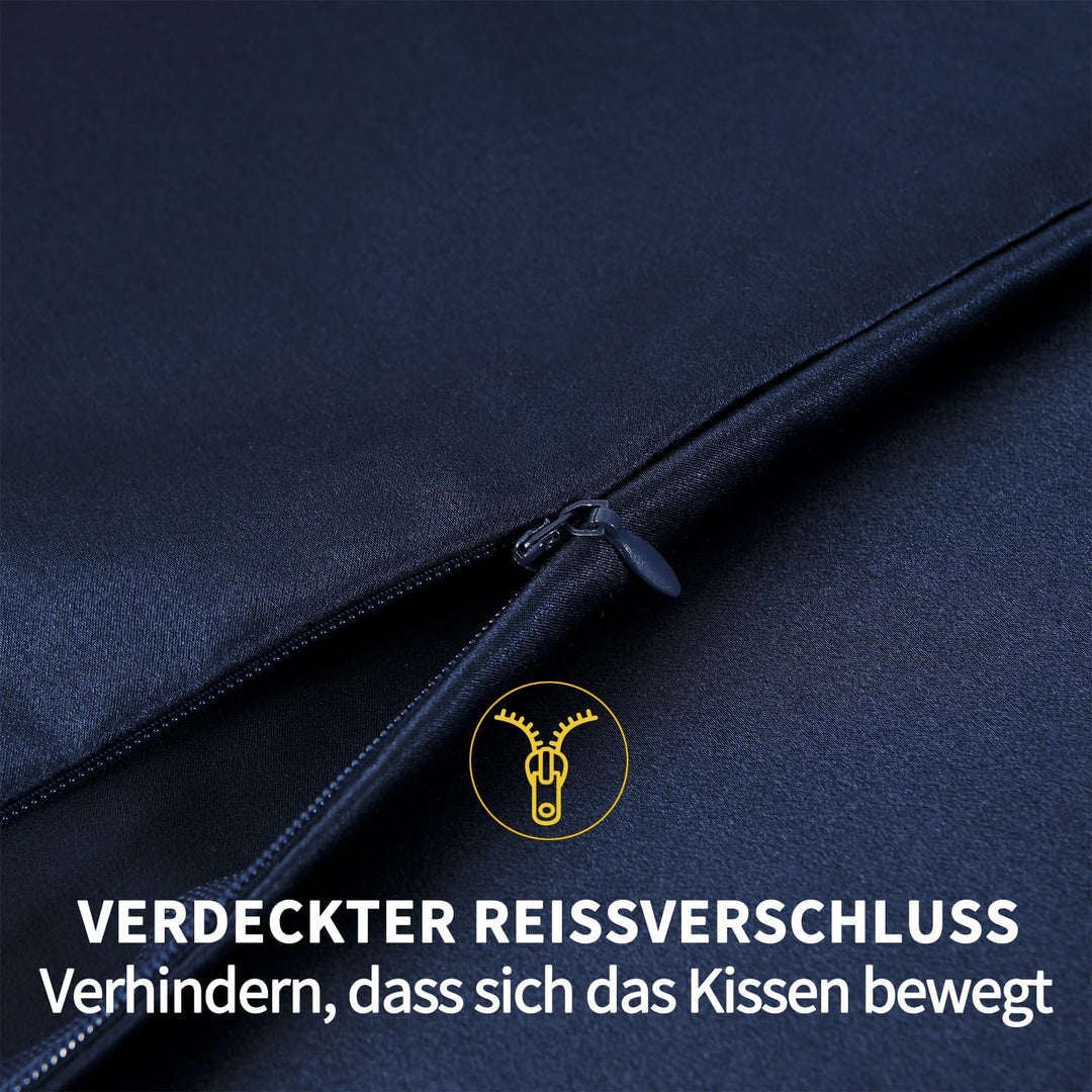 ZIMASILK Kissenbezug aus 100% Seide für Haare und Haut. Doppelseitige 19 Momme Reine Maulbeerseide K