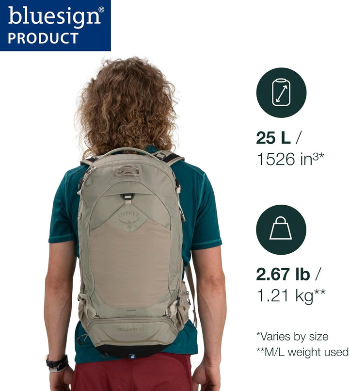 Osprey Escapist 25 Schwarz M-L, Schwarz M-L