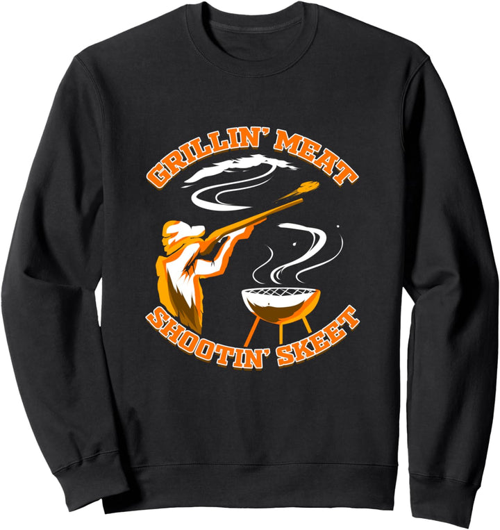 Tontaubenschiessen Wurftaubenschiessen Tontauben Grillen Sweatshirt