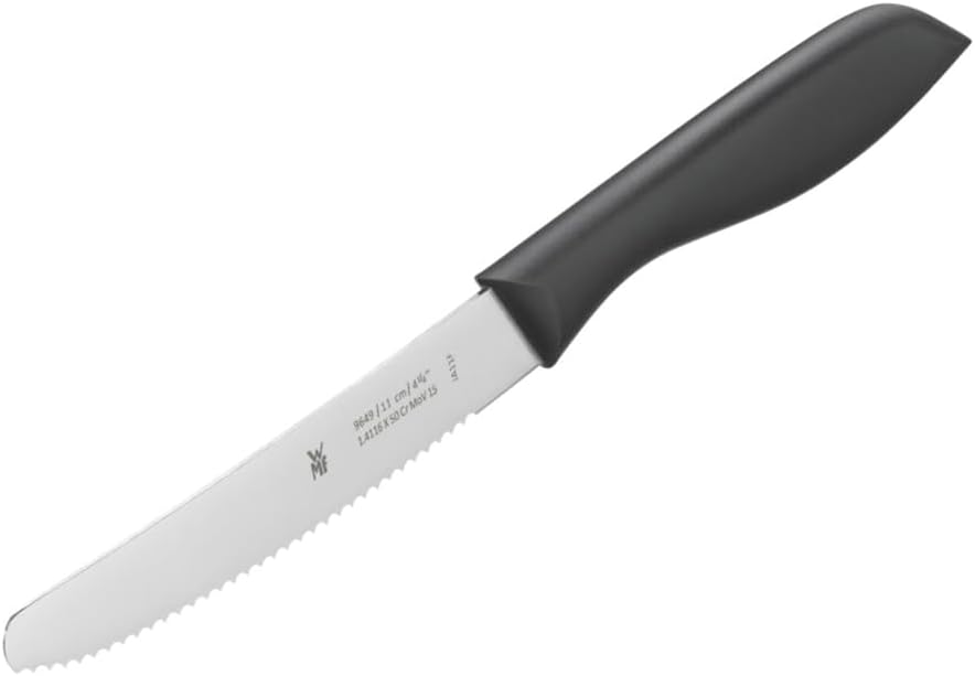 WMF Classic Line Frühstücksmesser Set 6-teilig, 23 cm, Brötchenmesser Wellenschliff, Brotzeitmesser,