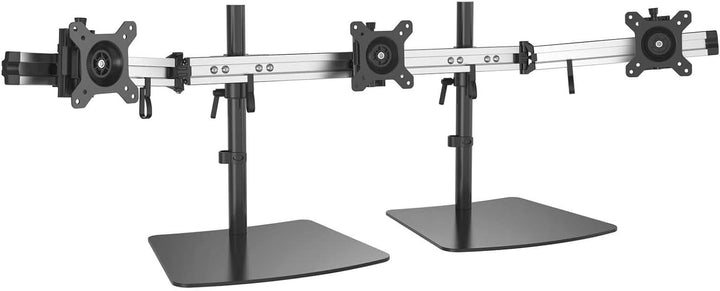 HFTEK 3-Fach-Monitor Tisch Stand Ständer Halterung Halter Tischhalterung für DREI Bildschirme von 15