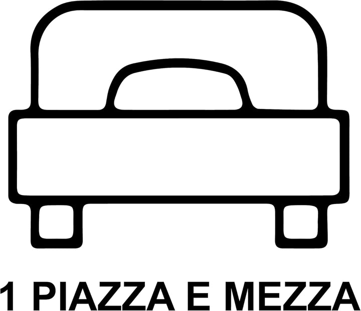 Caleffi - Tagesdecke, gesteppt, modern, einfarbig, für französisches Bett, Koralle Una piazza e mezz