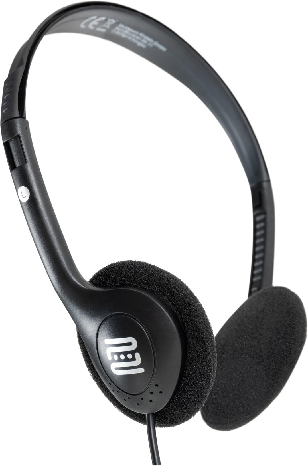 Pronomic KH-10BK HiFi Leicht Kopfhörer (nur 50g Gewicht, Verstellbarer Kopfbügel, ideal für MP3-Play