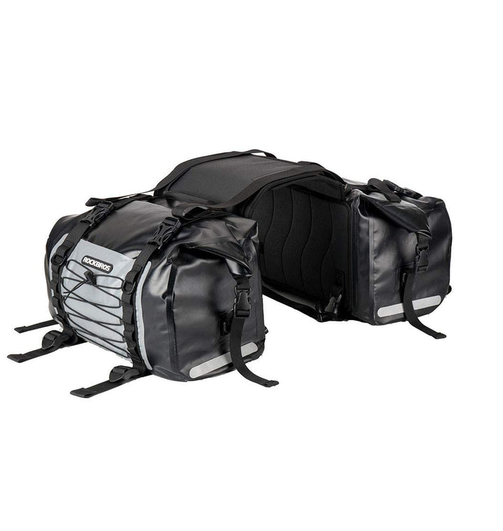 ROCKBROS Motorrad Doppel Satteltaschen Gepäckträgertaschen 100% Wasserdicht Motorradtasche Ca.62L Gr