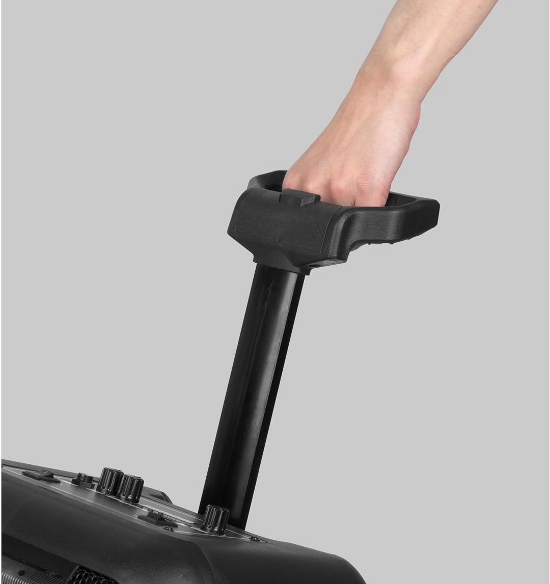 Intempo EE6745BLKSTKEU7 Karaoke-Lautsprecher mit kabelgebundenem Mikrofon, Bluetooth Partylautsprech