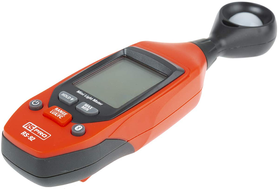 RS PRO RS-92 Luxmeter mit Silizium-Fotodiode, bis 40000lx, 0,1 lx, ±5%