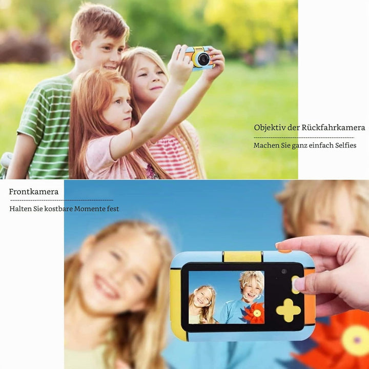 YunLone Kinderkamera Digitale Kamera Kinder 1080P HD Video Camera mit 32GB SD, Kids Selfie Camera fü