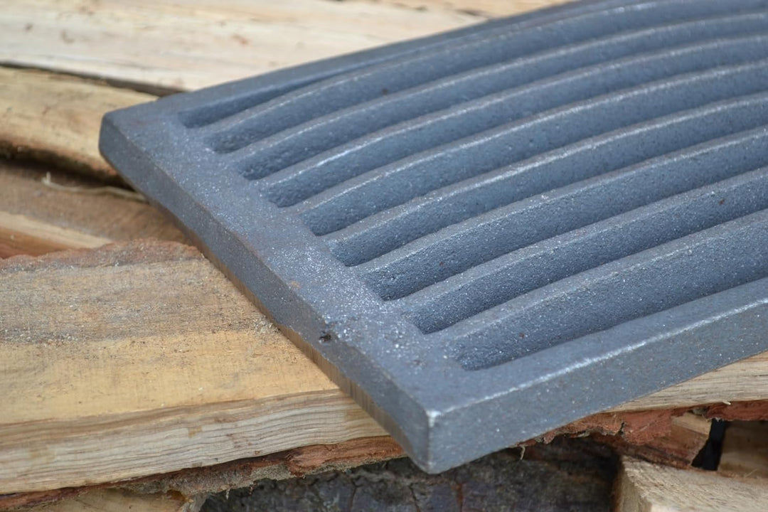 SEZAM 30 x 20 cm Gussrost Ofenrost Ascherost Gussrost verschiedene Durchmesser, Kaminrost passend Ka