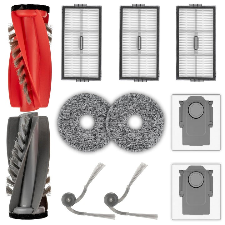 (11 Stück) Saros 20 Zubehörset mit Ersatzteilen für Roborock Saros 20, Saros 10R, Qrevo Curv 2 Pro,