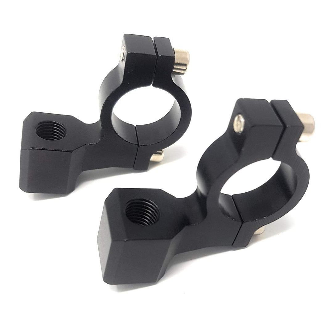 Motorrad Spiegel Halterung 10mm Im Uhrzeigersinn Gewinde X 2 für 22mm Lenker
