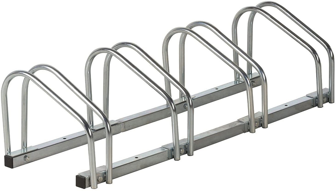 Dunlop Sport - Metall Fahrradständer für 4 Räder - Fahrradhalter Bodenständer Wand und Bodenmontag -