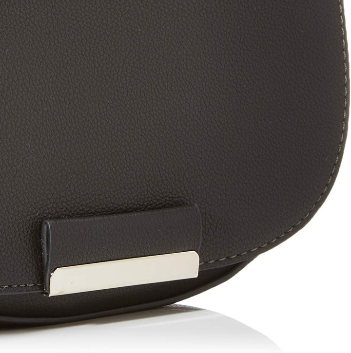 TOM TAILOR Denim Damen Taschen & Geldbörsen Überschlagtasche MADRID Schwarz 24,5 x 8 x 16, Schwarz 2