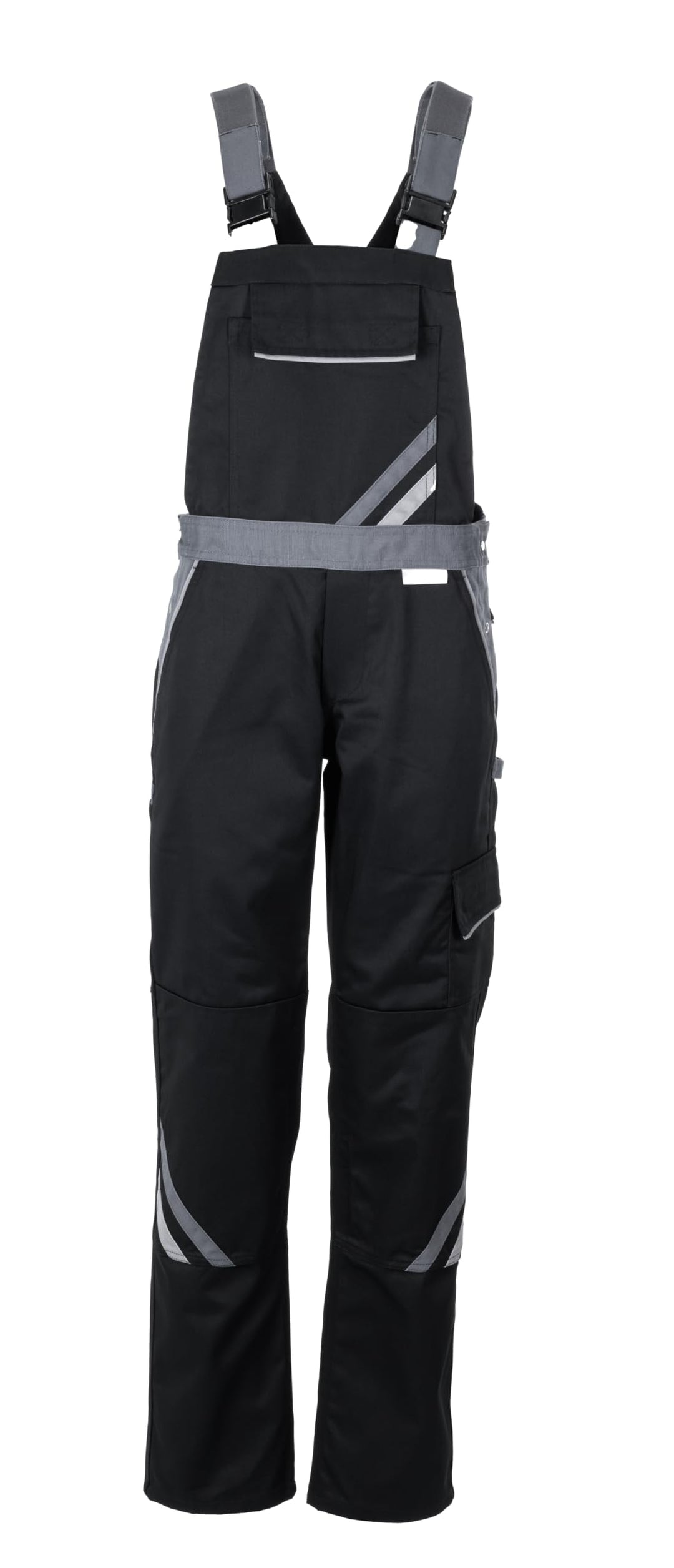 Planam Highline Damen Latzhose, viele Farben, alle Grössen 48 schwarz/schiefer/zink, 48 schwarz/schi