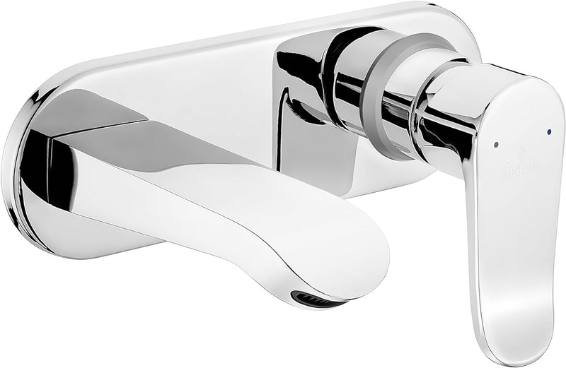 DEANTE WERBENA Wall-Mounted Basin Mixer, Chrome, Metall, 22 x 26 cm