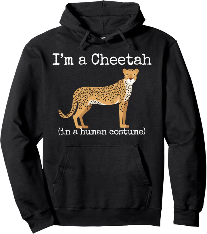 Gepard Kostüm Ich bin ein Gepard lustig Pullover Hoodie