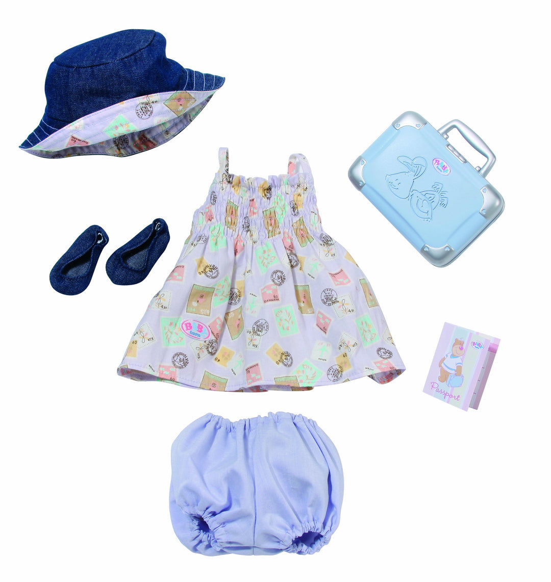 Zapf Creation 808214 - Baby Born Ich-mach-Urlaub de Luxe Set