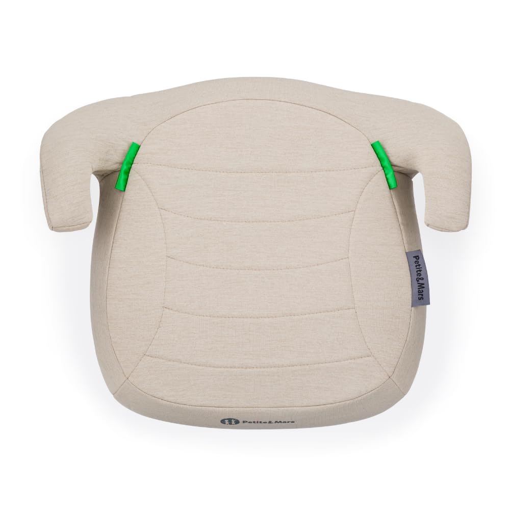 Petite&Mars ZUNO Sitzerhöhung Auto Kinder 125–150 cm (ECE R129) – Leicht & Kompakt, Ohne ISOFIX, Erg