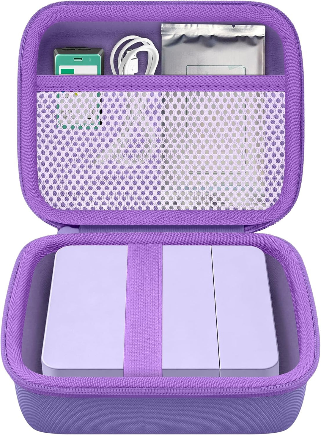 Khanka Hülle für Nelko Fotodrucker PP01 Farbe Tragbarer Mini Fotodrucker, Tragetasche mit Netzfach f