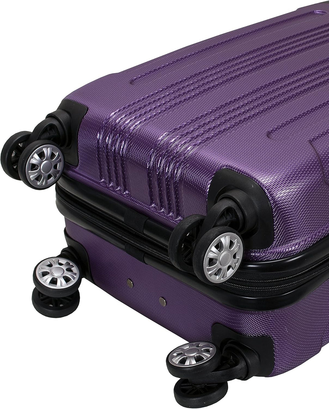 Rockland 50,8 cm erweiterbares Handgepäck, Spinner-Gepäck, violett, Einheitsgrösse, 50,8 cm erweiter