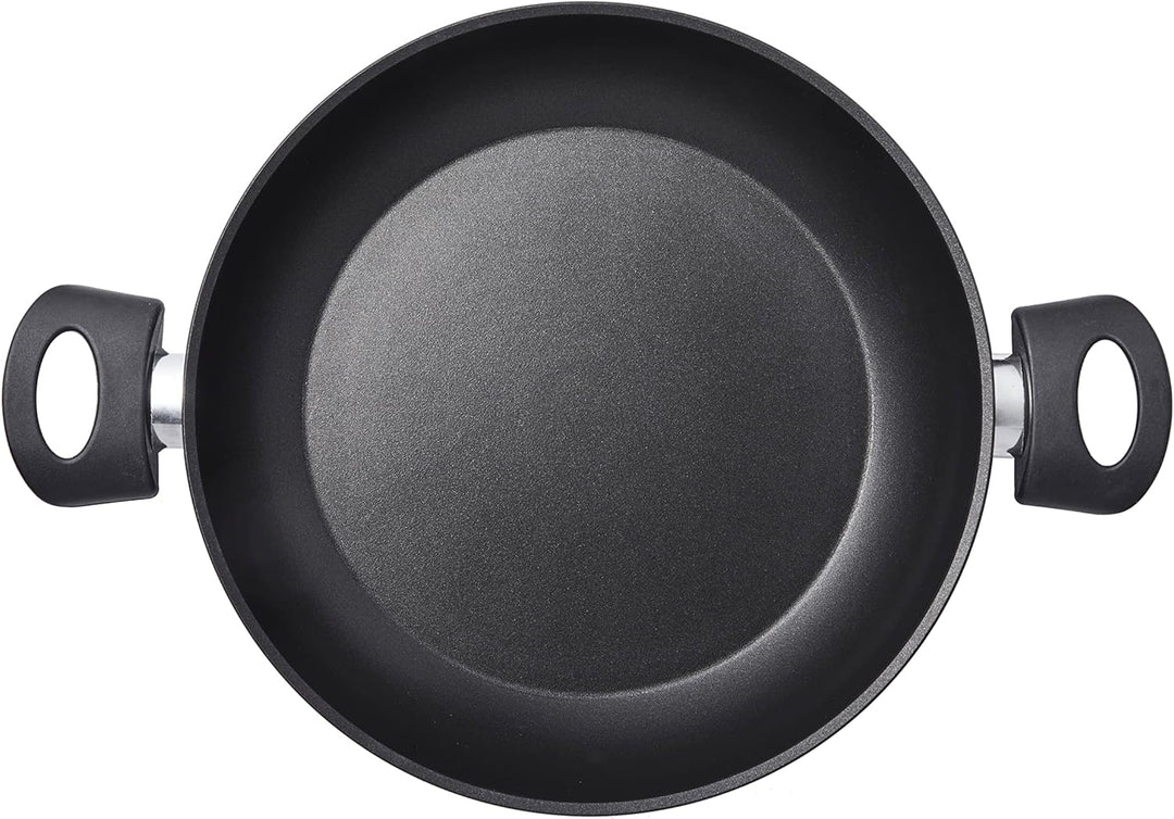 Fissler Cenit / Aluminium-Servierpfanne (Ø 28 cm – 3,1l) beschichtete Brat-Pfanne, Schmorpfanne anti