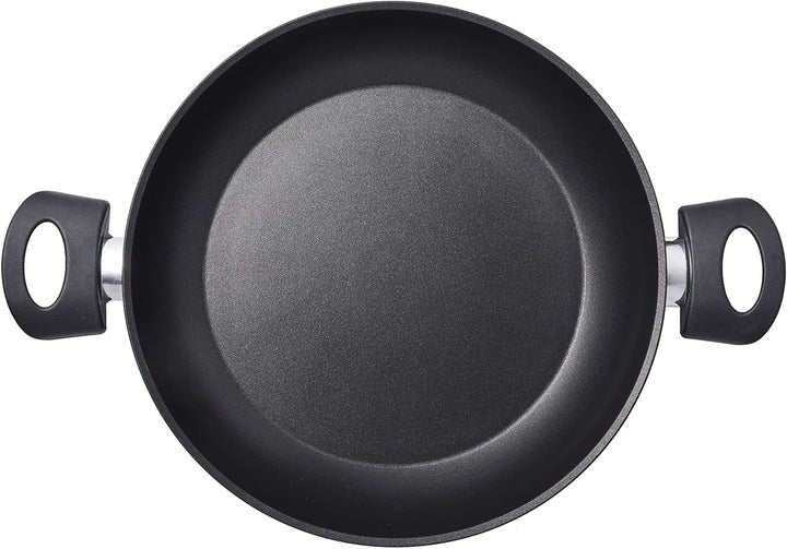 Fissler Cenit / Aluminium-Servierpfanne (Ø 28 cm – 3,1l) beschichtete Brat-Pfanne, Schmorpfanne anti