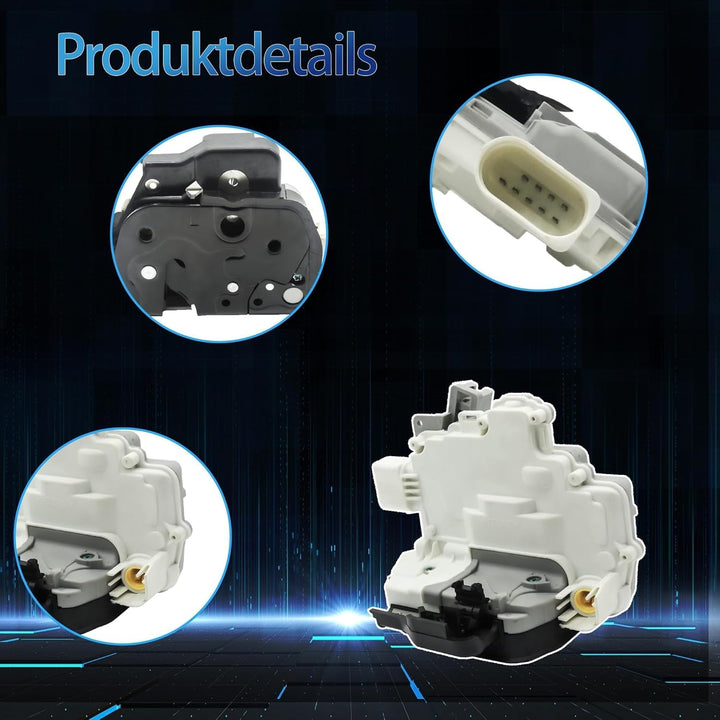 Türschloss Stellmotor Links vorne 8E1837015AA Kompatibel mit A3 A6 A8 S6 S8 Ersetzen #4F1837015E/G