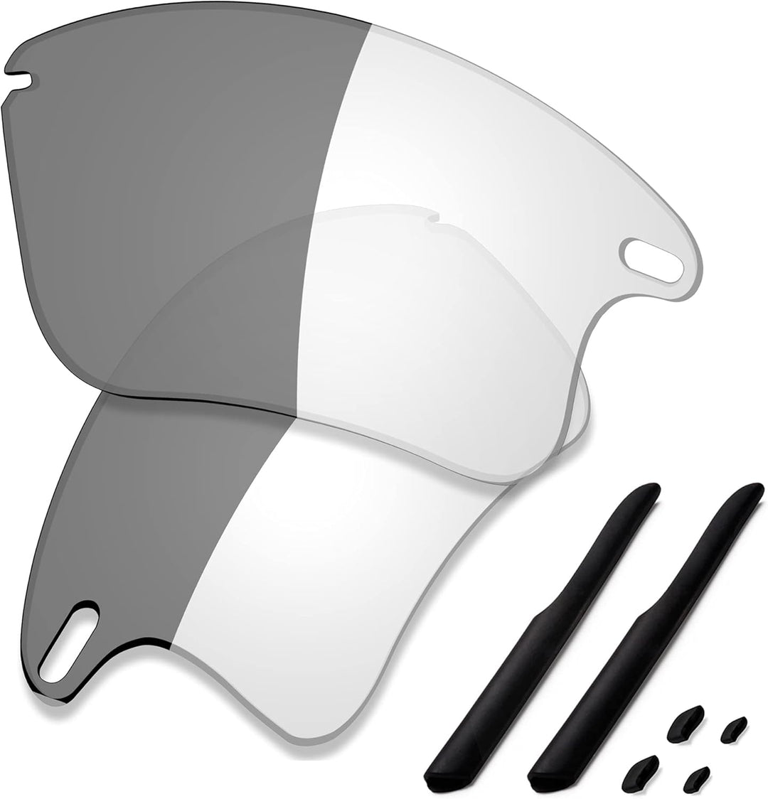 Saucer Premium-Ersatzgläser und Gummi-Kits für Oakley Fast Jacket XL OO9156 Sonnenbrillen High Defen