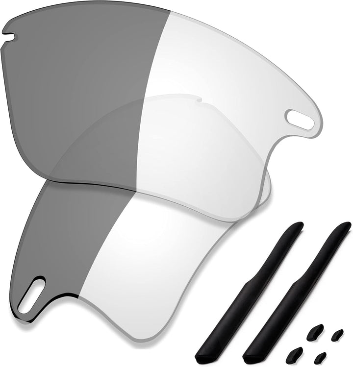 Saucer Premium-Ersatzgläser und Gummi-Kits für Oakley Fast Jacket XL OO9156 Sonnenbrillen High Defen
