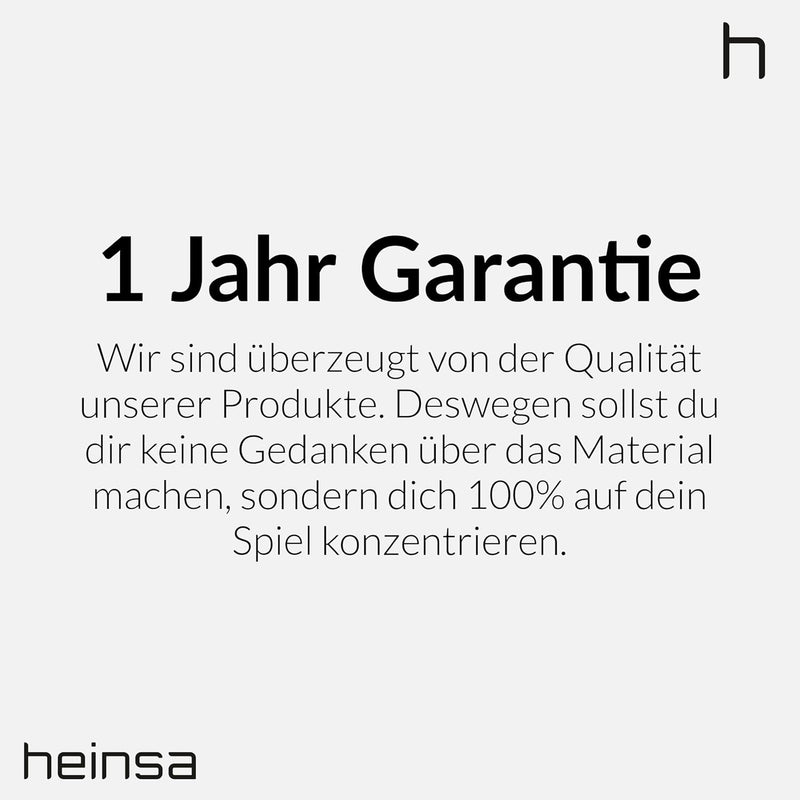 heinsa Carbon Padel Schläger mit Kanten Schutzband | Padel Tennisschläger für anspruchsvolle Spieler