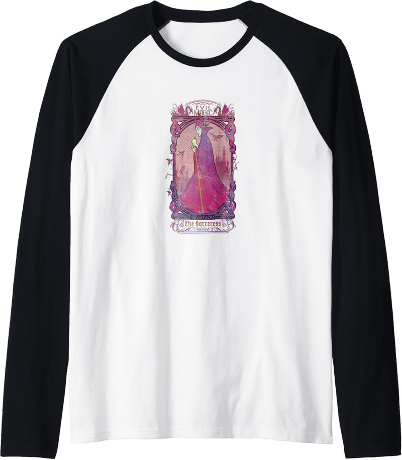 Disney Sleeping Beauty Maleficent Card The Sorceress Raglan