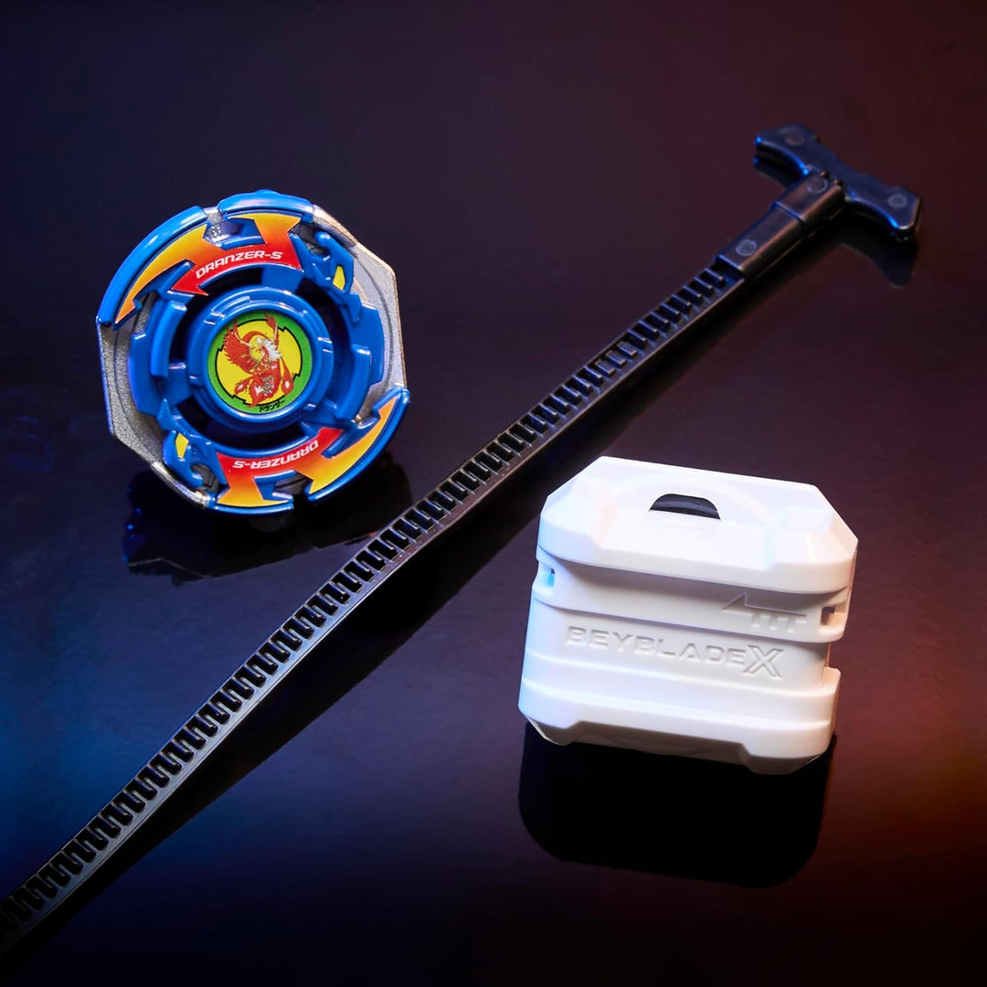 Beyblade X X-Over Project Dranzer Spiral 3-80T Starter Pack Set with Takara Tomy Balance Type Top an