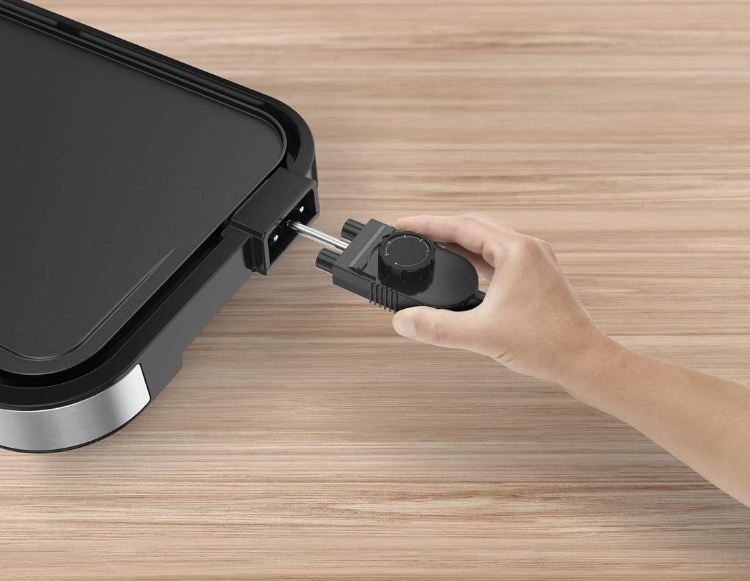 Tefal CB631D Giant Plancha Grill 12 Personen, XXL-Grillfläche, Antihaftbeschichtung, regelbarer Ther