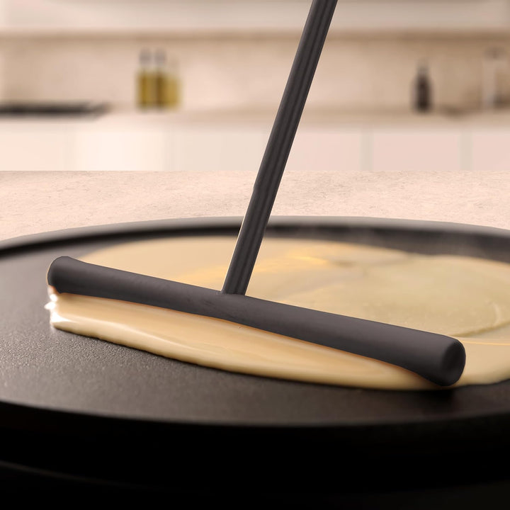 Ufesa Crêpes-Maker Dolcevita 1000W, Antihaftplatte 30cm, Einstellbare Temperaturregelung, Kontrollle