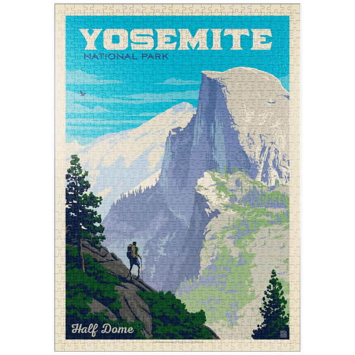 Yosemite National Park: Half Dome Vista - Premium 1000 Teile Puzzle - MyPuzzle Sonderkollektion von