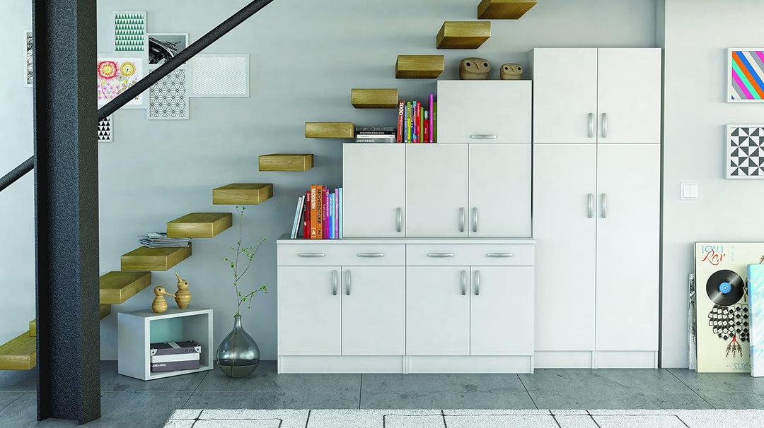 Nova 245196 A0 Schrank Anhänger, (HBT)60 x 80 x 30 cm , weiss