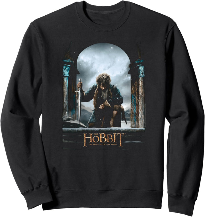 Hobbit Bilbo Kneel Poster Sweatshirt
