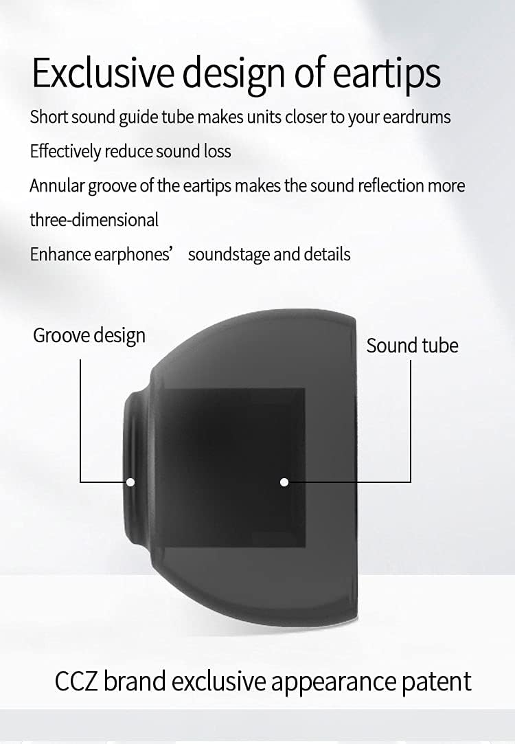 Yinyoo CCZ Melody USB C Kopfhörer, 1DD + 1BA HiFi Ohrhörer, Deep Bass IEM Kopfhörer Kompatibel für S