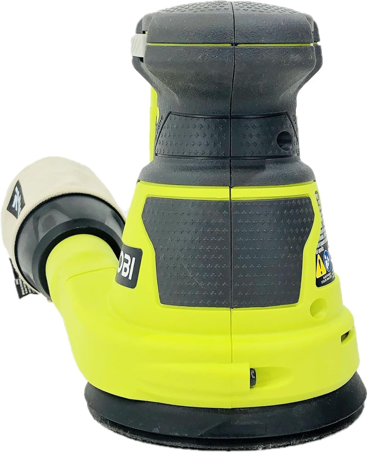 RYOBI Exzenterschleifer-Set mit Akku und Ladegerät (keine Einzelhandelsverpackung, Grosspackung, 18