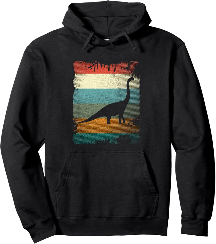Vintage Brachiosaurus Dinosaurier Fossil Geschenk Pullover Hoodie