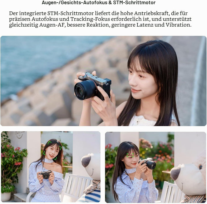 VILTROX 50mm F2.0 FE-Mount Vollformat Festbrennweite mit grosser Blende und STM Autofokus für Sony E