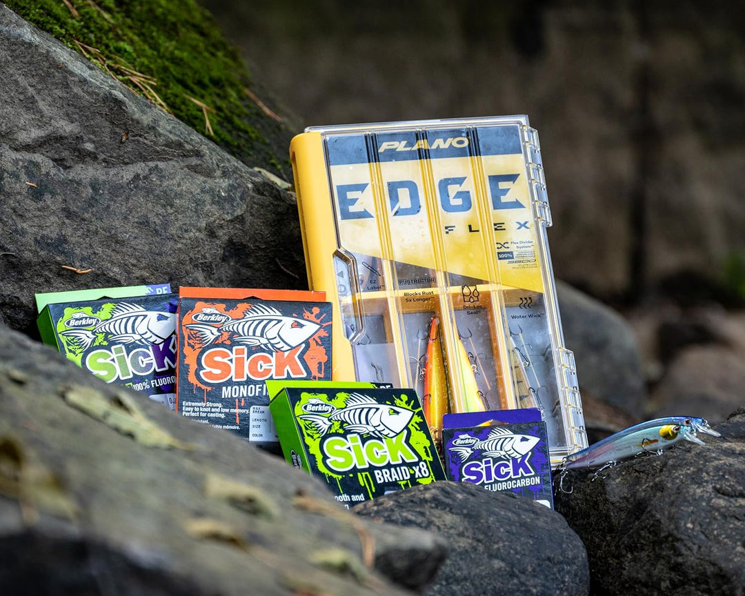 Berkley Sick Braid – 8-fach geflochtene Angelschnur, super glattes 8-fach Multifaden PE Raubfischgef