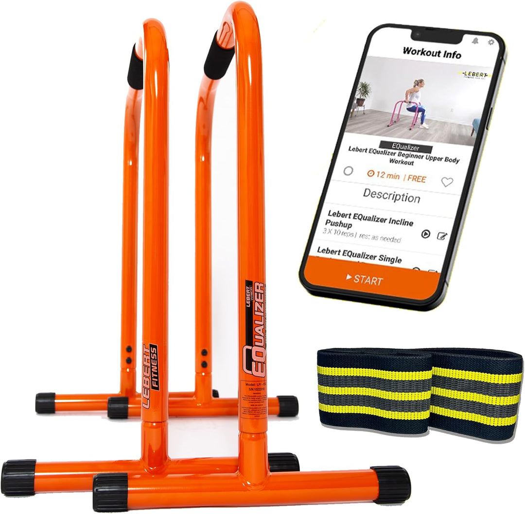 Lebert Fitness Equalizer mit Resistance Band Orange - L, Orange - L