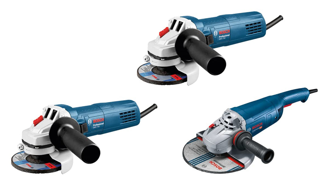 Bosch Professional Winkelschleifer GWS 22-180 J (Leistung 2.200 Watt, inkl.Zusatzhandgriff, Aufnahme