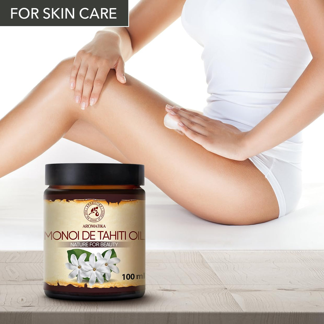 Monoi de Tahiti Öl - 100ml - Gardenia Tahitensis - Körperbutter - Body Butter - Tiare Öl - Emollient