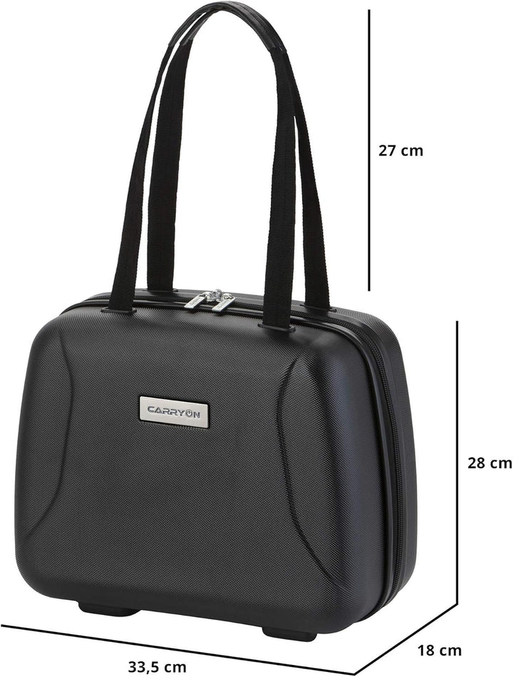 CarryOn Skyhopper Hartschalen Kosmetikkoffer mit handgepackkoffer 55cm, Beauty case mit Spiegel - Sc